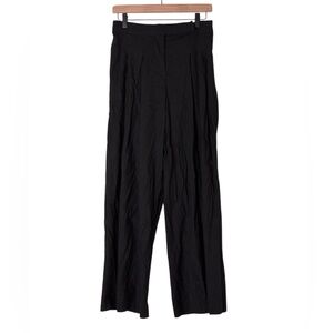 Forever 21 | Extreme wide leg black high waist pleated pants